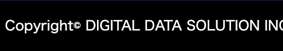 Copyright© DIGITAL DATA SOLUTION INC